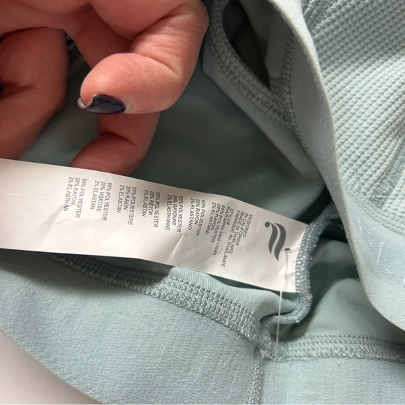 NEW Fabletics Light Blue Serena Lounge Bralette Medium - Picture 5 of 6